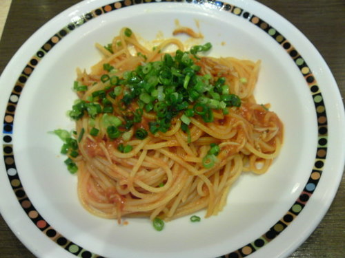 ラパウザ ネギとしらすのパスタ(トマトソース).jpg